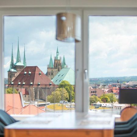 At The Top - Penthouse Ueber Den Daechern Der Stadt Erfurt Dış mekan fotoğraf